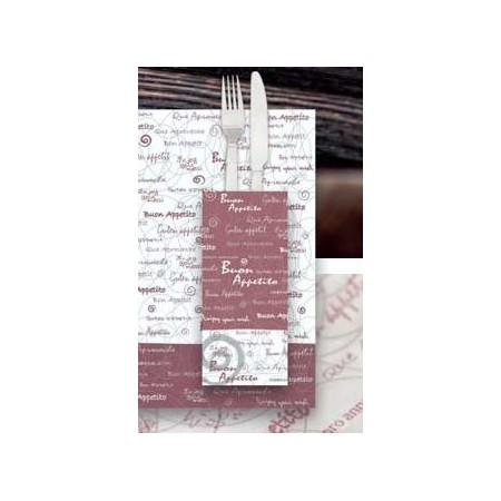 BUSTA POSATE+TOV.'BUON AP.DINNER'125 PZ.